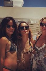 VANESSA HUDGENS and ASHLEY TISDALE in Bikinis on a Yacht in Miami