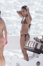 VANESSA HUDGENS and ASHLEY TISDALE in Bikinis on a Yacht in Miami