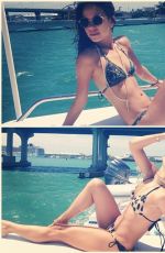 VANESSA HUDGENS and ASHLEY TISDALE in Bikinis on a Yacht in Miami