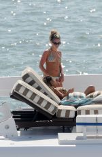 VANESSA HUDGENS and ASHLEY TISDALE in Bikinis on a Yacht in Miami