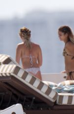 VANESSA HUDGENS and ASHLEY TISDALE in Bikinis on a Yacht in Miami