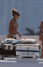 VANESSA HUDGENS and ASHLEY TISDALE in Bikinis on a Yacht in Miami