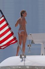 VANESSA HUDGENS and ASHLEY TISDALE in Bikinis on a Yacht in Miami
