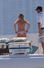 VANESSA HUDGENS and ASHLEY TISDALE in Bikinis on a Yacht in Miami