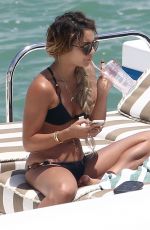 VANESSA HUDGENS in Bikini at a Ycht in Miami