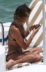 VANESSA HUDGENS in Bikini at a Ycht in Miami