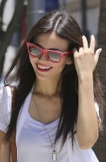 VICTORIA JUSTICE Out and About in Beverly Hills 3005
