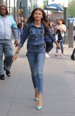 ZENDAYA COLEMAN in Jeans Out and About in New York