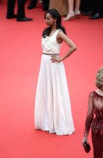 ZOE SALDANA at Grace of Monaco Premiere at Cannes Film Festival 2014