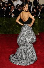 ZOE SALDANA at MET Gala 2014 in Ney York