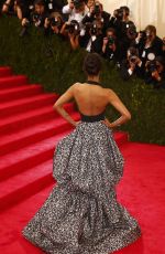 ZOE SALDANA at MET Gala 2014 in Ney York