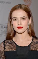 ZOEY DEUTCH at Race to Erase Ms, 2014 in Century City