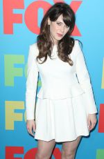 ZOOEY DESCHANEL at FOX Upfront Presentation in New York