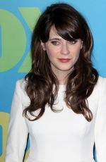 ZOOEY DESCHANEL at FOX Upfront Presentation in New York