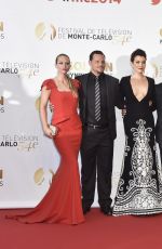 A.J. COOK at 2014 Monte Carlo TV Festival Closing Ceremony
