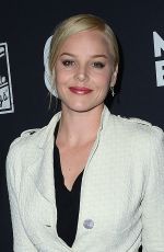 ABBIE CORNISH at Montblanc and Urban Arts 24 Hr Plays in Santa Monica