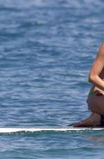 ABIGAIL ABBEY CLANCY in Bikini Paddleboarding in Hawaii