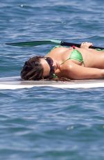 ABIGAIL ABBEY CLANCY in Bikini Paddleboarding in Hawaii