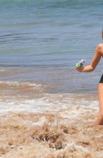 ABIGAIL ABBEY CLANCY in Swimsuit on the Beach in Hawaii