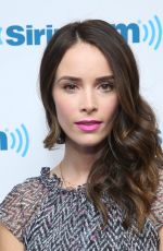 ABIGAIL SPENCER at SiriusXM Studios in New York