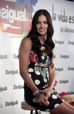 ADRIANA LIMA at La Vida Es Chula by Desigual in Barcelona