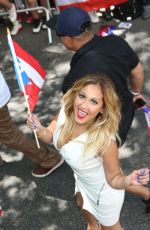 ADRIENNE BAILON at 2014 Puerto Rican Day Parade in New York