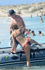 AIDA YESPICA in Bikini at a Beach in Formentera