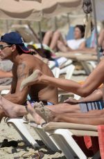 AIDA YESPICA in Bikini at a Beach in Formentera