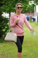 ALEX GERRARD in Legings Leaves a Gym in Liverpool