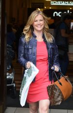 ALISON SWEENEY Leaves Barnes and Noble at Union Square in New York
