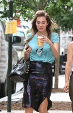 ALLISON WILLIAMS on the Set of Girls in New York 2406