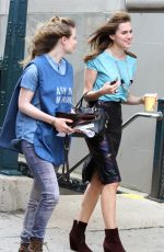 ALLISON WILLIAMS on the Set of Girls in New York 2406