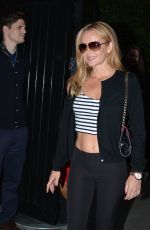 AMANDA HOLDEN Leaves Chiltern Firehouse in London