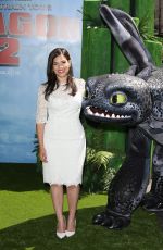 AMERICA FERRERA at How to Train Your Dragon 2 Premiere in London