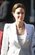 AMGELINA JOLIE at Global Summit to End Sexual Violence in Conflict