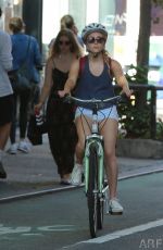 ANNASOPHIA ROBB Riding a Bike in New York