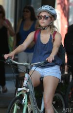 ANNASOPHIA ROBB Riding a Bike in New York