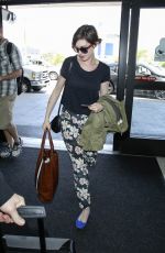 ANNE HATHAWAY at LAX Airport 0601