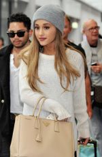 ARIANA GRANDE at Narita International Airport in Tokyo