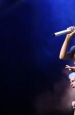 ARIANA GRANDE Performs at a Concert in Boston