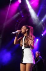 ARIANA GRANDE Performs at a Concert in Boston