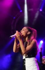 ARIANA GRANDE Performs at a Concert in Boston