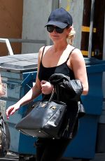 ASHLEE SIMPSON in Leggings Out and About in Studio City