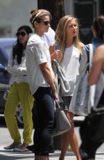 ASHLEY GREENE and CARA SANTANA Lunch at Toast in Hollywood