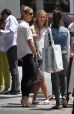 ASHLEY GREENE and CARA SANTANA Lunch at Toast in Hollywood