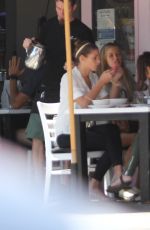 ASHLEY GREENE and CARA SANTANA Lunch at Toast in Hollywood