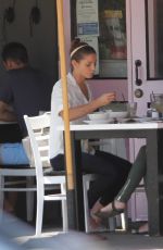 ASHLEY GREENE and CARA SANTANA Lunch at Toast in Hollywood