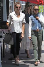 ASHLEY GREENE and CARA SANTANA Lunch at Toast in Hollywood