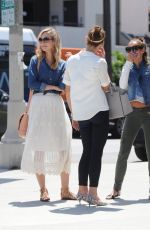 ASHLEY GREENE and CARA SANTANA Lunch at Toast in Hollywood