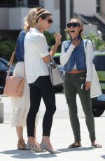 ASHLEY GREENE and CARA SANTANA Lunch at Toast in Hollywood